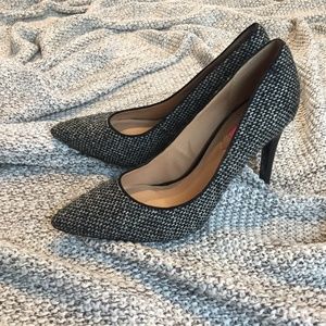 Black White Pointy Toe Stiletto Heels 8.5 *2/$12*